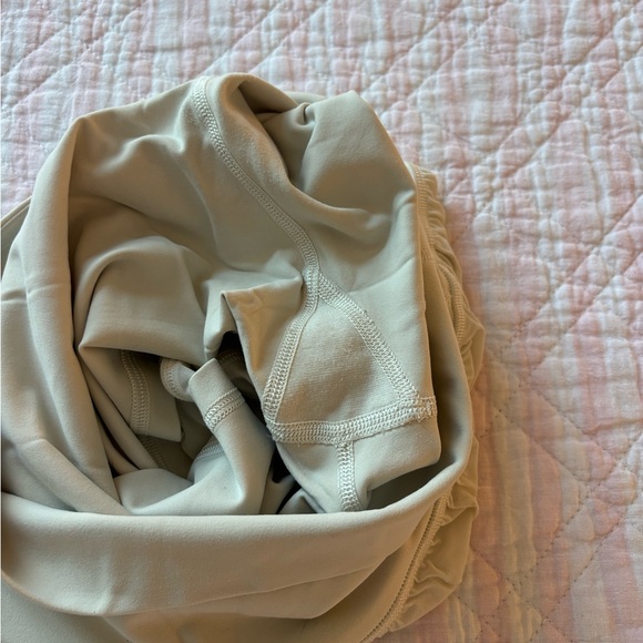 Lululemon Athletic Beige High-Waisted Women's Shorts - Picture 6 of 7